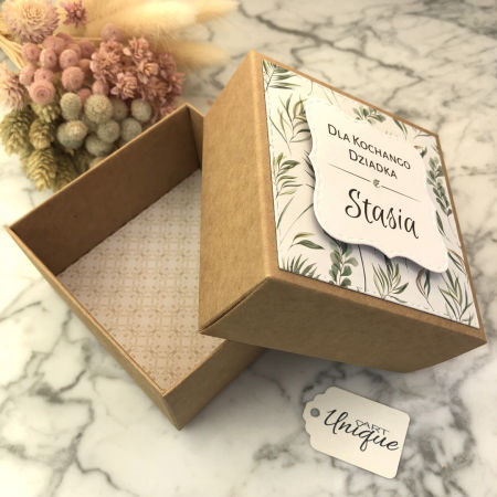 Pudełeczko personalizowane różaniec na rękę ARTUNIQUE