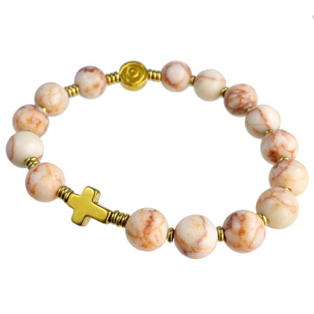 Różaniec bransoletka ✞ jaspis