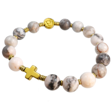 Różaniec bransoletka ✞ jaspis