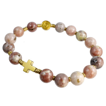 Różaniec bransoletka ✞ jaspis