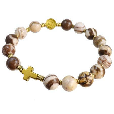Różaniec bransoletka ✞ jaspis 