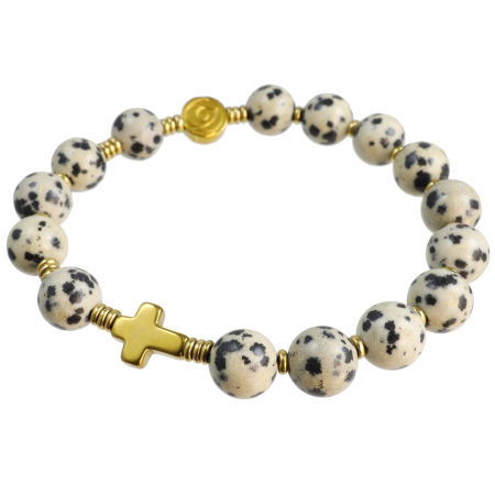Różaniec bransoletka ✞ jaspis