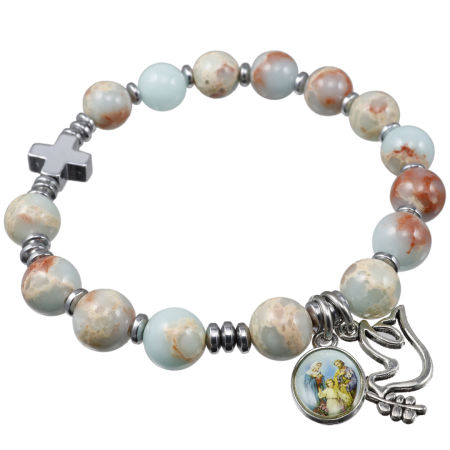 Różaniec bransoletka na rękę ✞ Shoushan ✞ WRB115